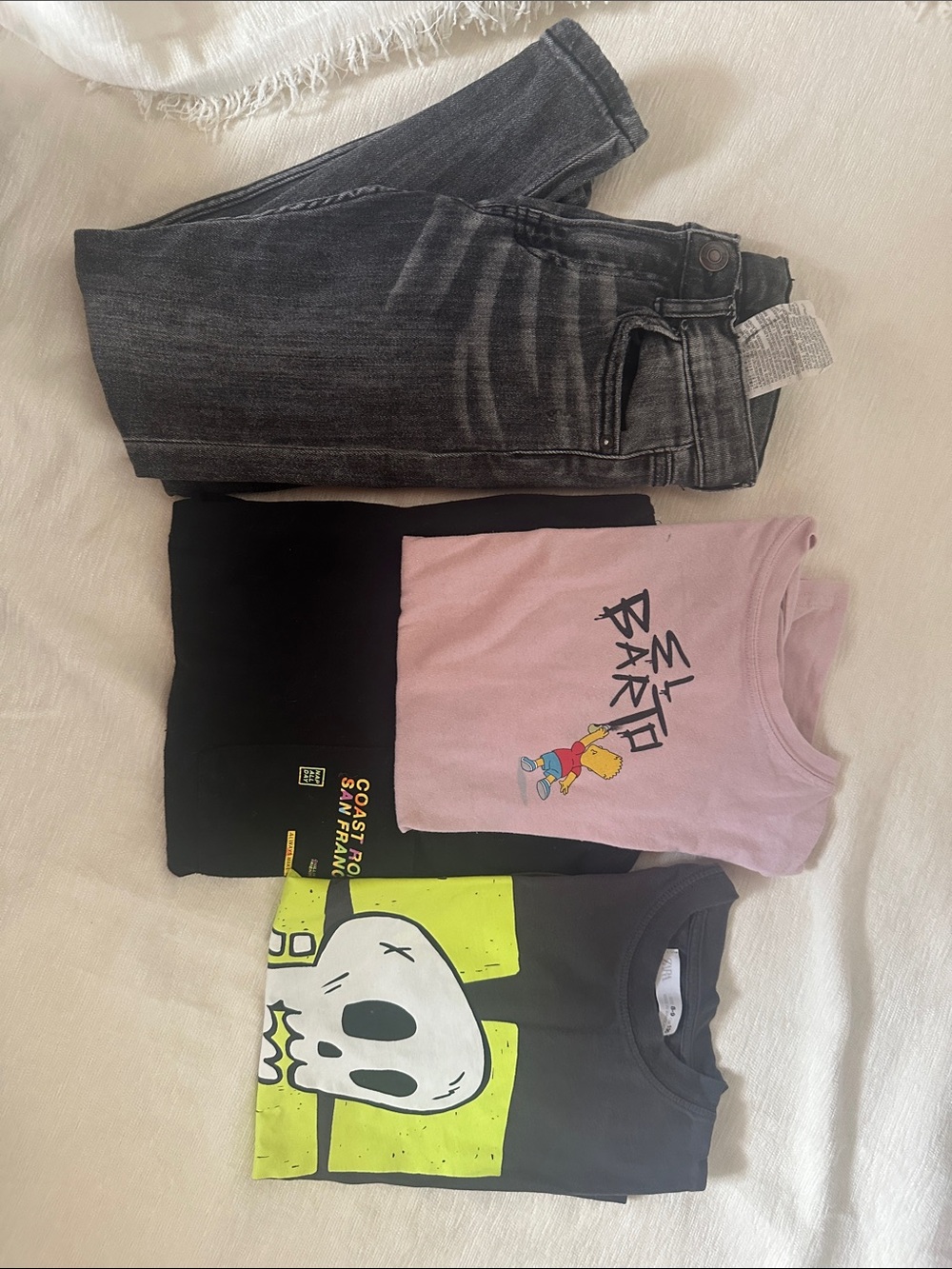Zara Pink 'El Barrio' Graphic Short Sleeve Tee